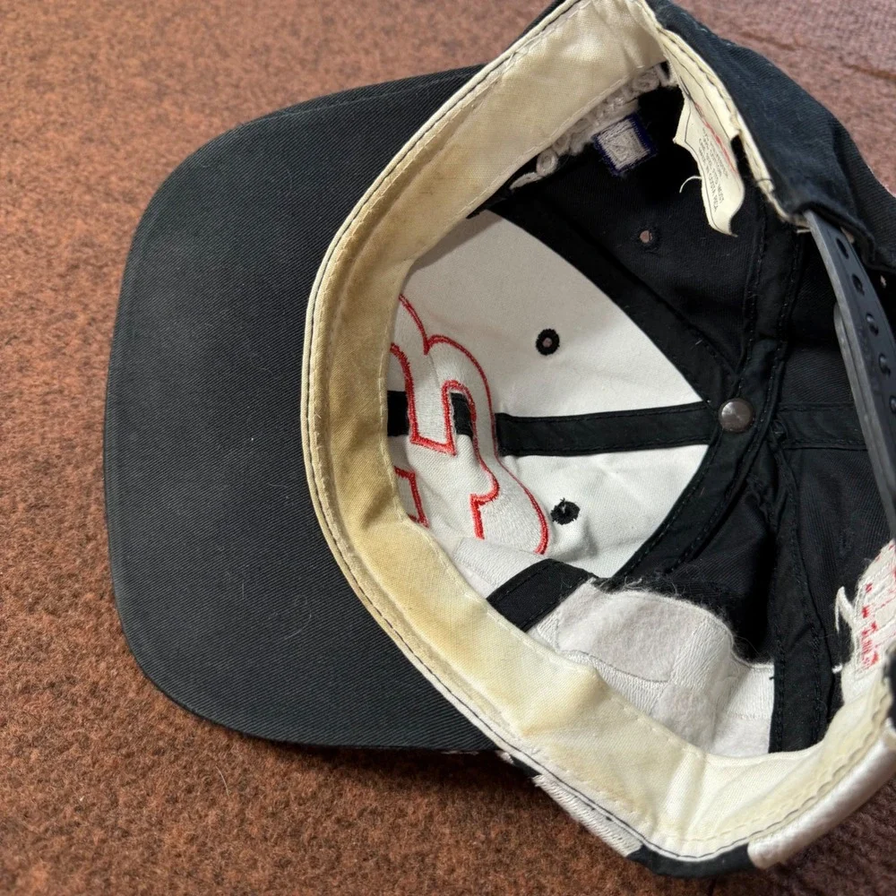 Vintage Dale Earnhardt #3 Chase Racewear Hat Black Checkered Flag Snapback Cap